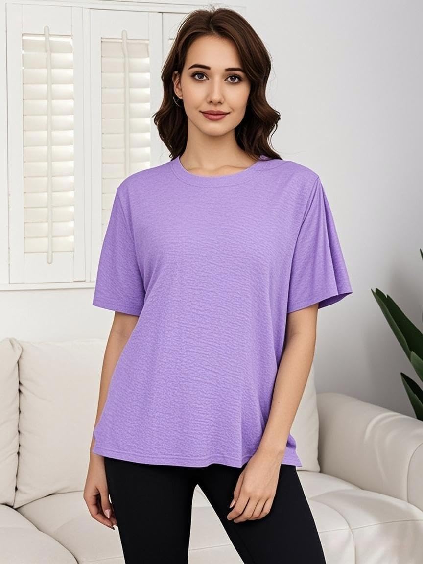 Women's Post Shoulder Surgery Tear Away Shirt Short Sleeve Side Snap Chemo Port Postpartum Shirts Adaptive Clothing - Image 5