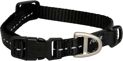 Miniatura 3 de Rogz utilidad M 58-inch costuras reflectantes serpiente collar de perro