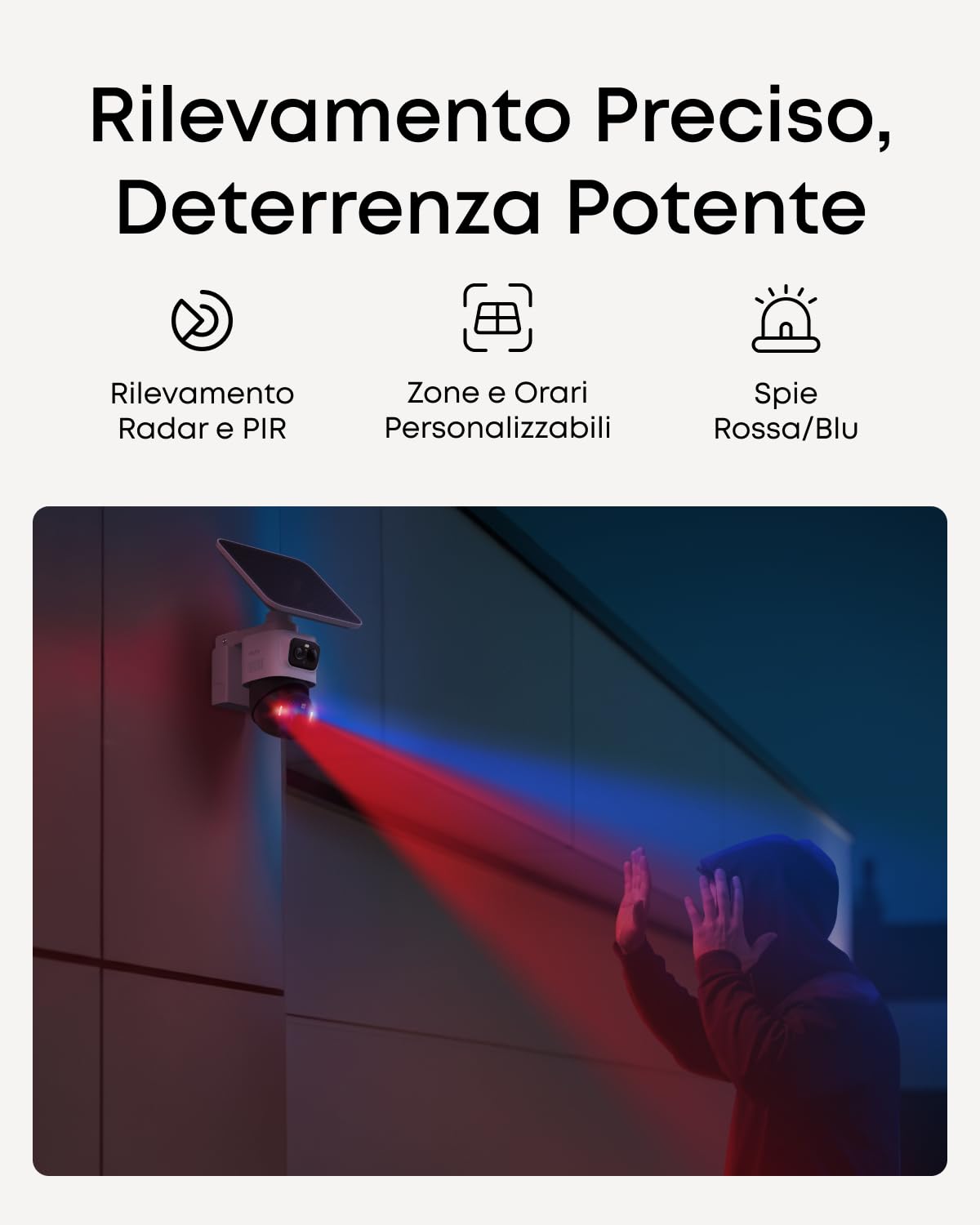 eufy Security eufyCam S4 2-Cam Kit, Telecamera Esterna Wireless Bullet-PTZ a 3 Obiettivi, 4K UHD, Panoramica 360° Pan & Tilt, Zoom Ibrido 8×, Visione Notturna a Colori, Memoria Espandibile