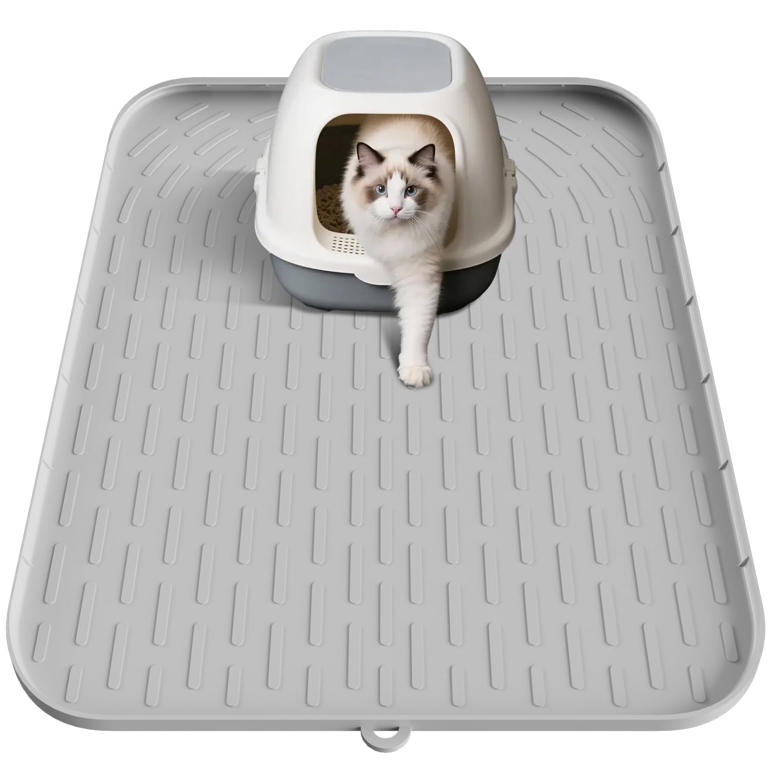 Pawinner 猫砂マット 猫用トイレシート 86x56cm 猫砂取りマット