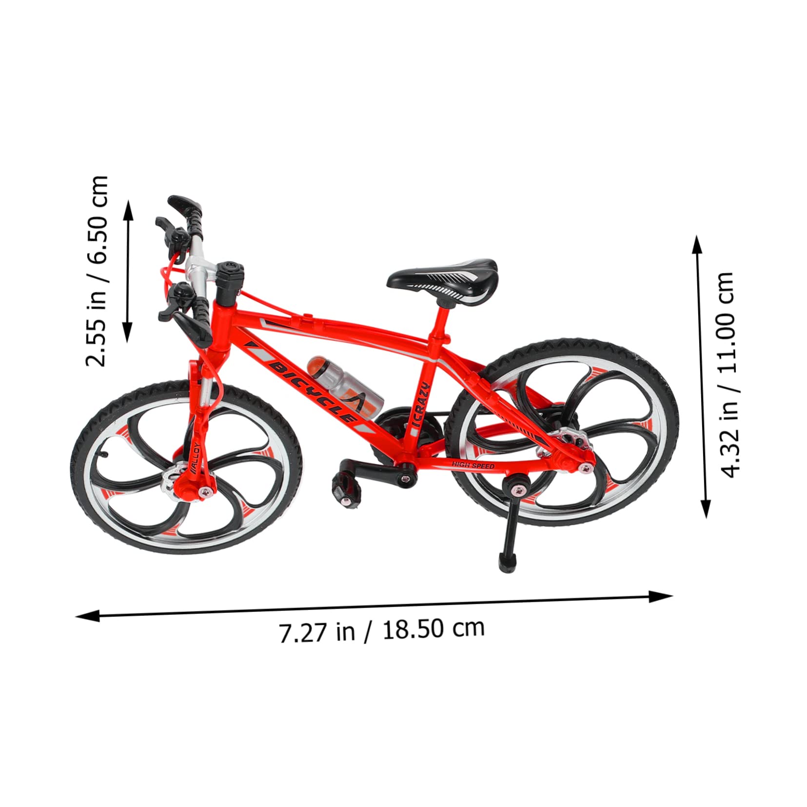 VANZACK 1Pc Mini Finger Bike Finger Training Prop for Home Decoration Lightweight Compact Design for Adults Enhances Coordination Skills Provides Endless Fun