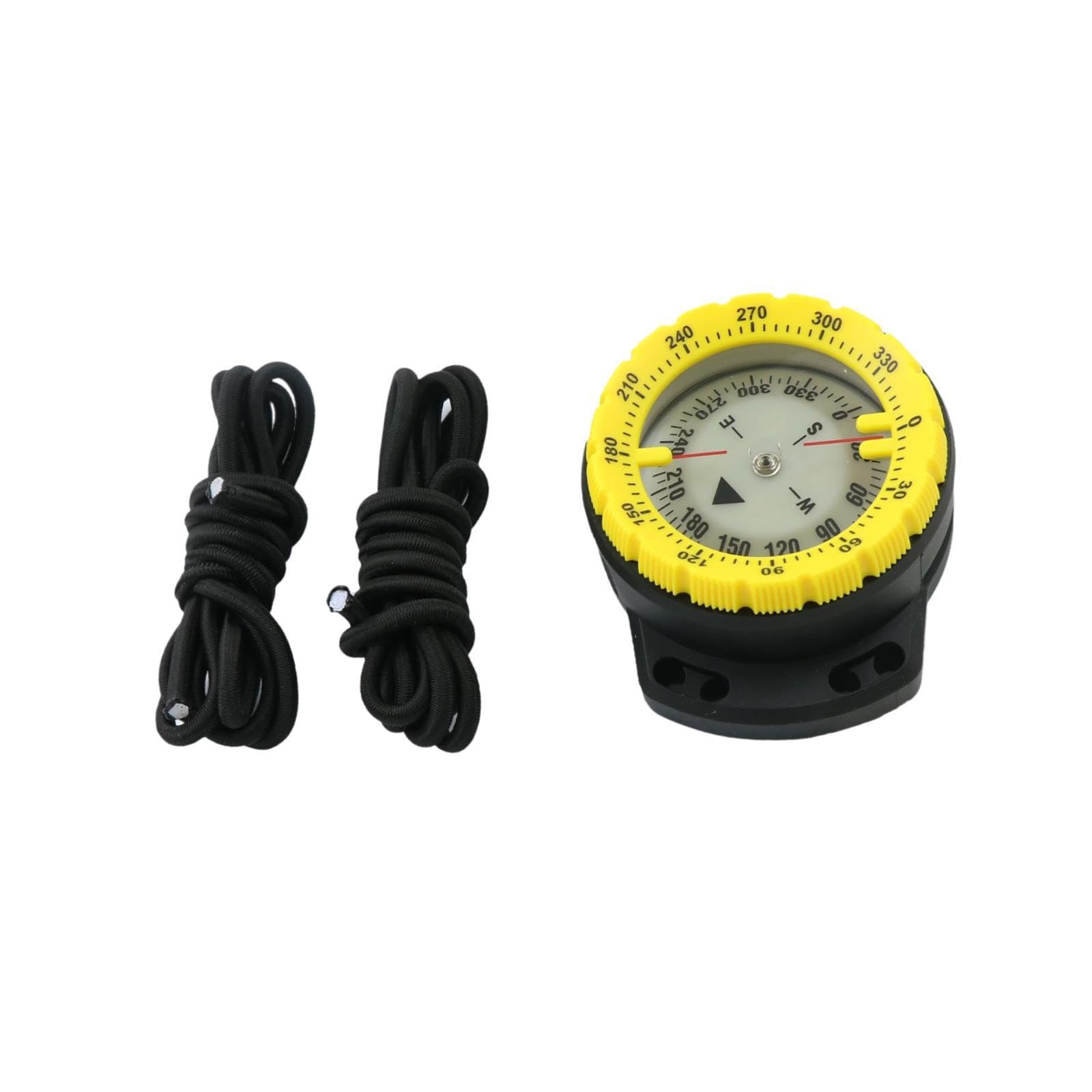 Kompas do nurkowania Wodoodporny sprzęt do nurkowania na piesze wycieczki żeglarstwo sporty na świeżym powietrzu żółty