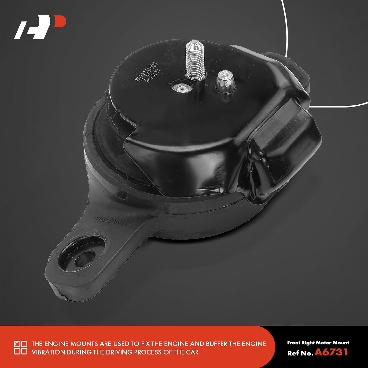 A-Premium 3PCS Engine Motor Mount and Torque Strut Mount Kit Compatible with Subaru Outback, Legacy, 2005-2009, 2.5L, Replace# 41022AG17B, 32007105