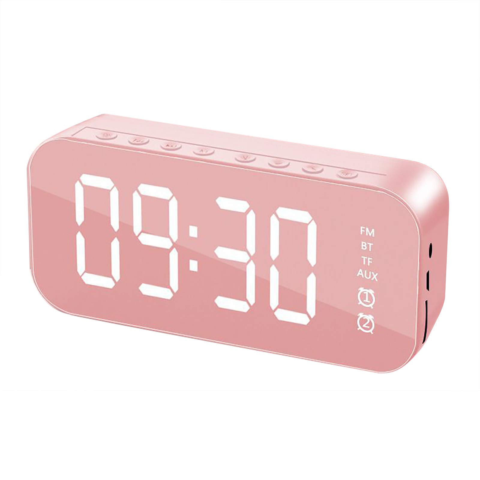 KELINFONG Digital Alarm Clocks for Bedrooms Multi-Functional USB Charger Dimmer Large Big Numbers Display Alarm Clock for Heavy