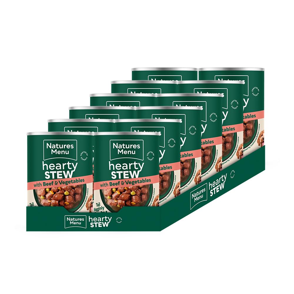 Natures Menu Hearty Stews Wet Food for Adult Dogs Beef - 12 x 415g