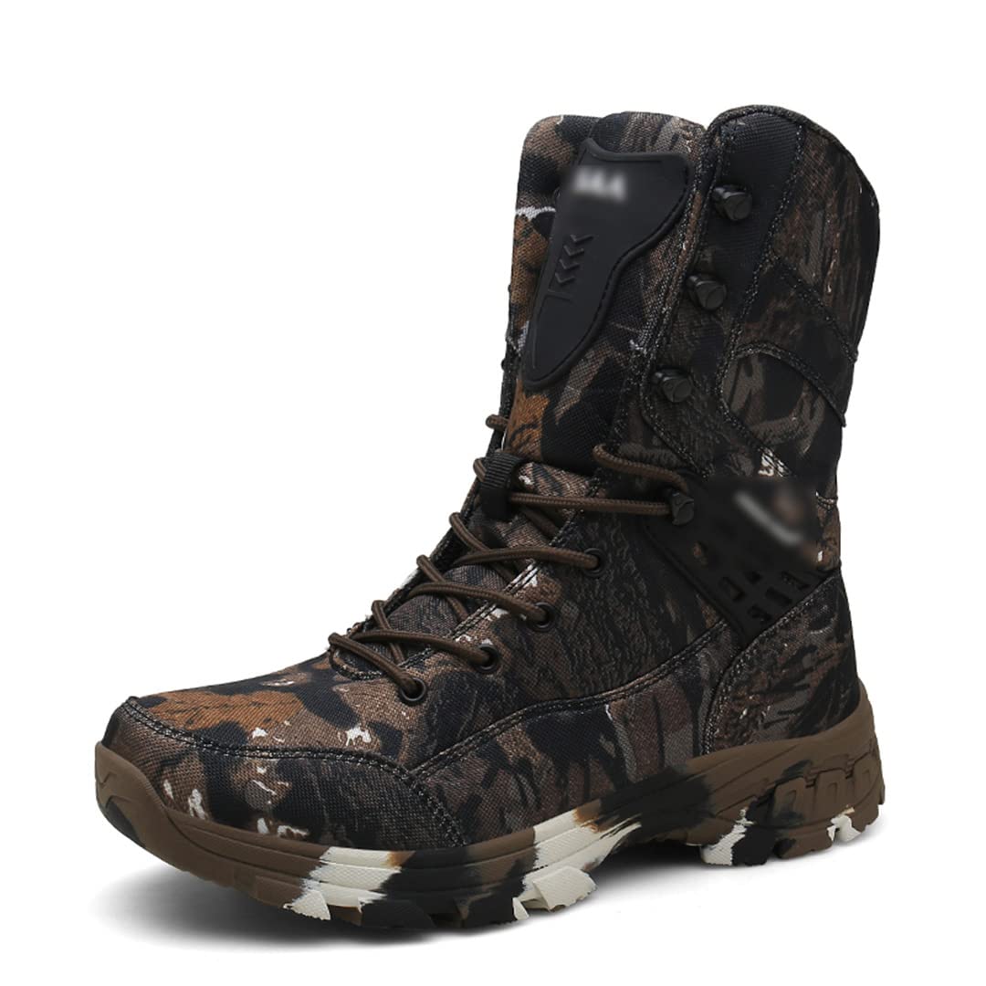 Zapatos de senderismo impermeables Zapatos tácticos de los hombres del deporte al aire libre Zapatos de escalada de montaña Botas