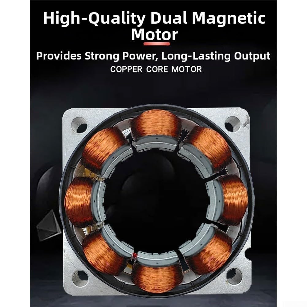 Kupfergewickelter 45-W-Drehmotor für 33 cm und 40 cm Tischventilatoren, optimiert für Energieeffizienz und nachhaltige Rotationsleistung unter Last (40 cm)