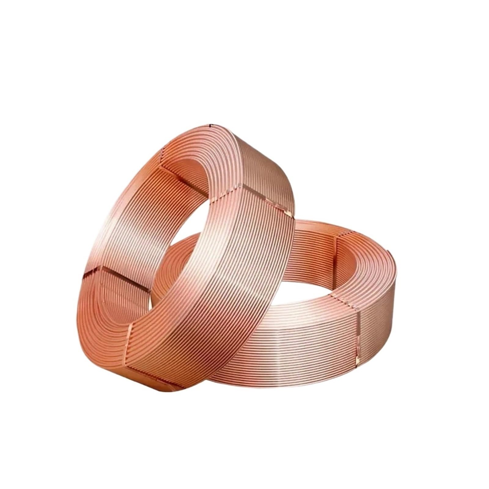 Genterun 5X0.5mm Fridge Capillary Tube,Soft Coil Copper Tube T2 Red Copper Tubing Air Conditioning Refrigeration Capillary Wire Pipes Od 2/2.5/3/4/5/6/6.35/8/9.52/10Mm(5X0.5mm)