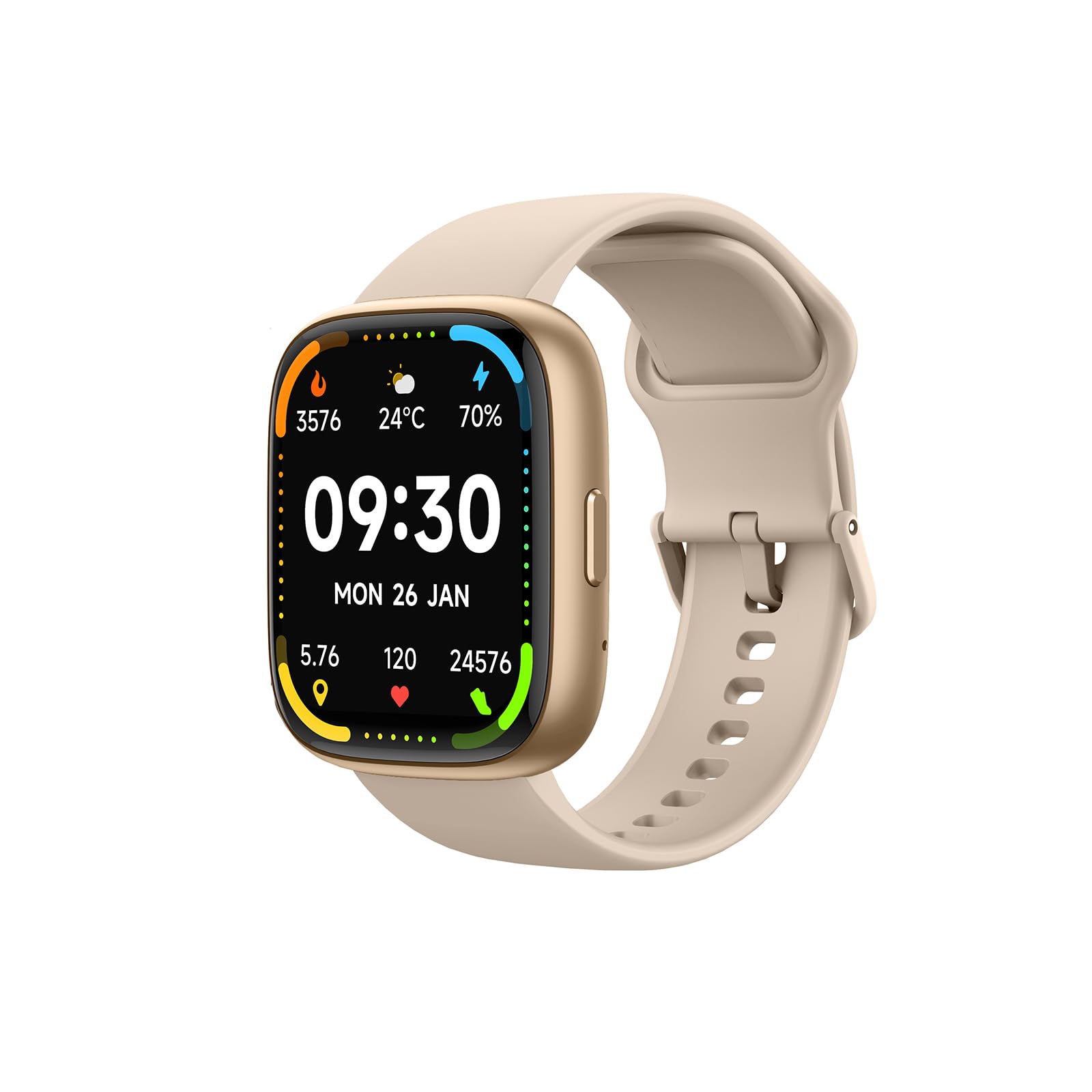 Bettdow SmartWatch, relogio smartwatch com Ecrã tátil e Alexa, à prova d'água IP68, relogio feminino e masculino, com 100+ modo esportivo e recebimento de notificações(rosa)