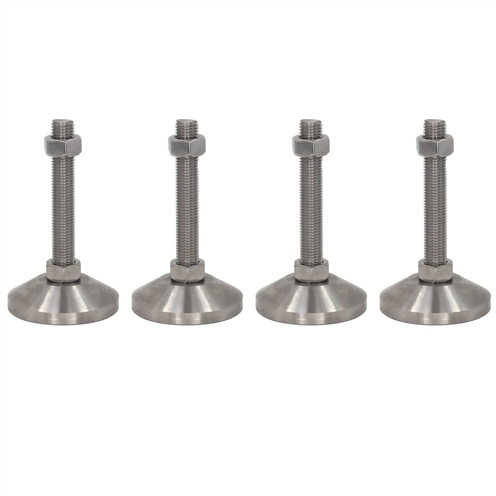 Patas de soporte de acero inoxidable para estabilizar y nivelar equipos industriales