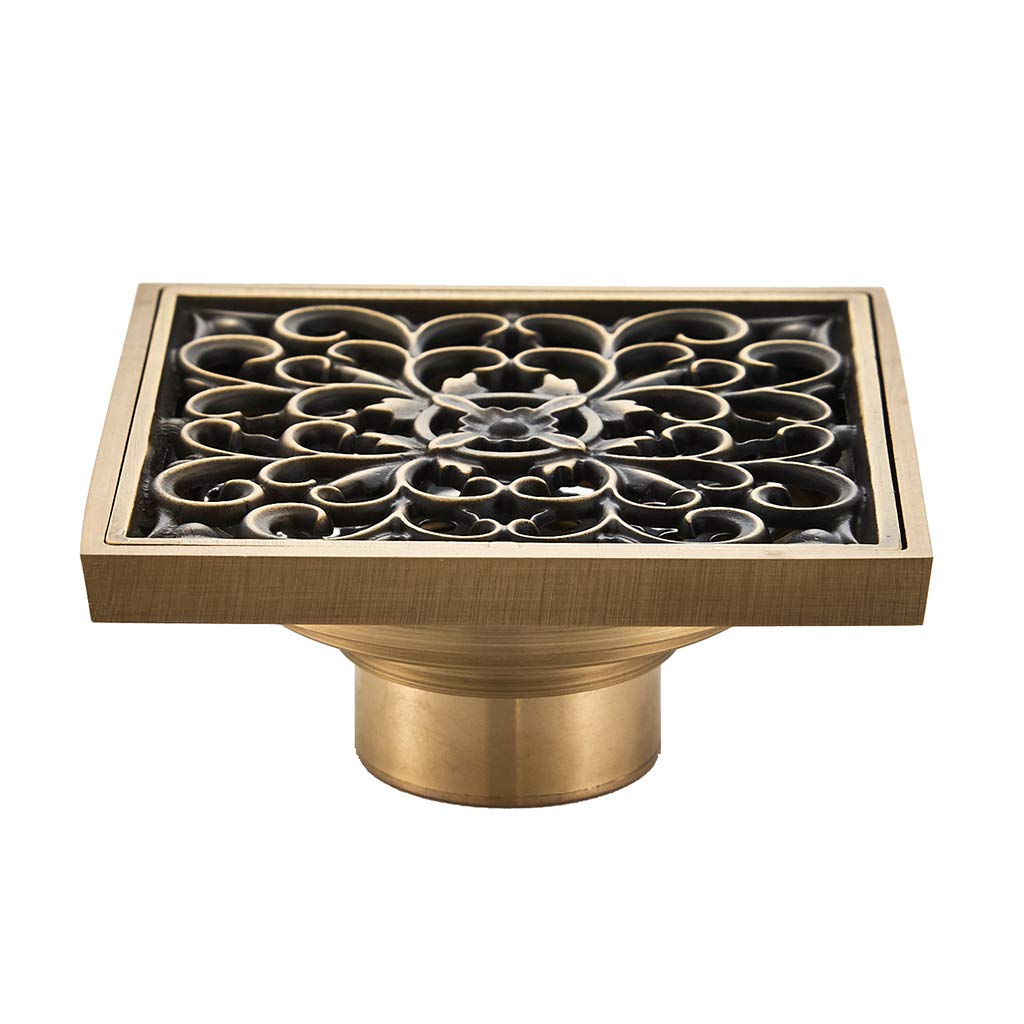 New Floor Drain Shower Drain Bathroom Square Drain Strainer Cover Drain
