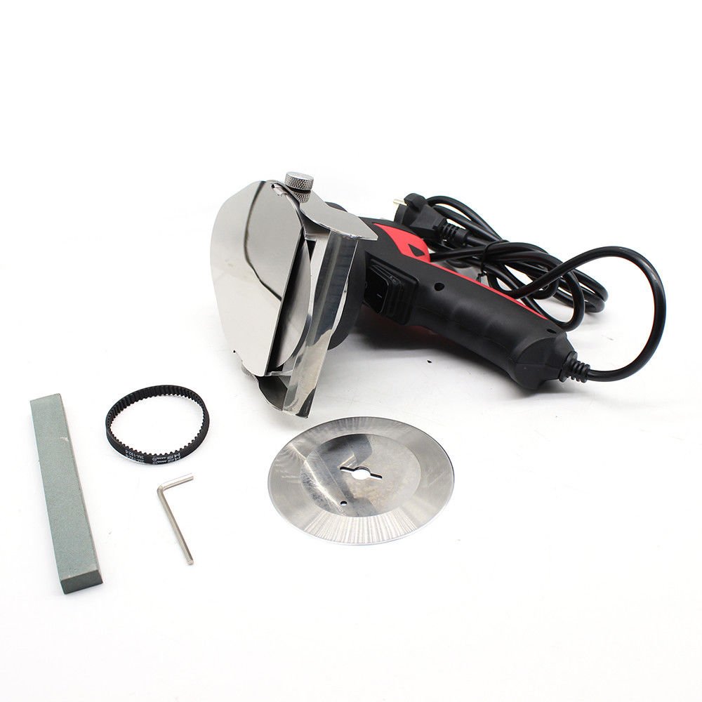 Couteau à Kebab Électrique - Silencieux, Épaisseur de Coupe Réglable de 1 à 8 mm, 80 W, 220 V