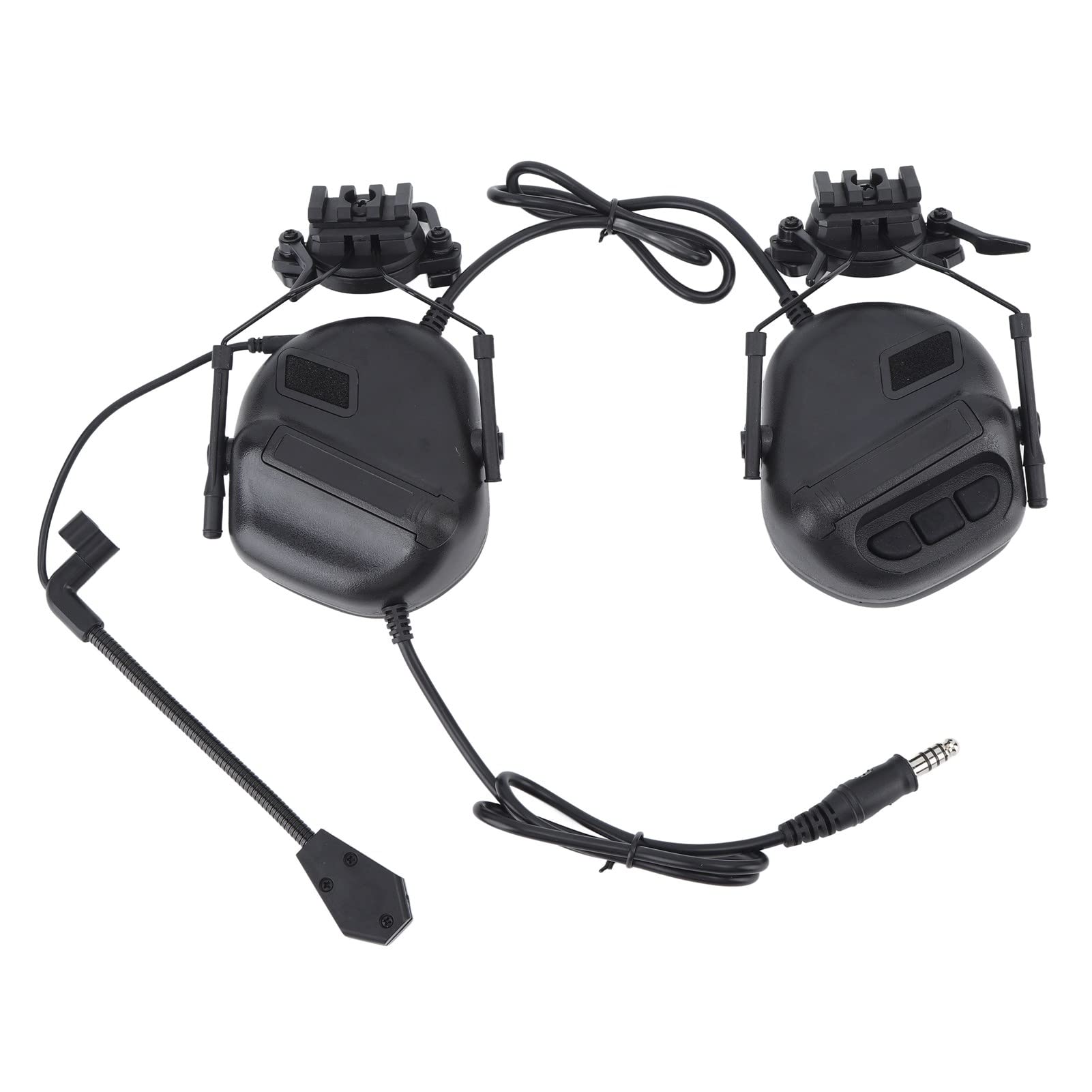 WedinardShooting Headset, Telescopic Folding Flexible 360 Degree Rotation Ear Protection Headset for Military