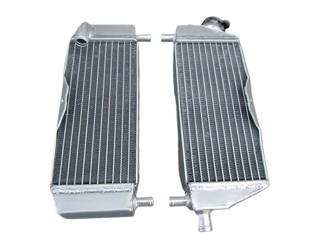 Sinistra + Destra Per Kawa-saki KX250 KX 250 2005 2006 2007 Alluminio Radiatore 05 06 07