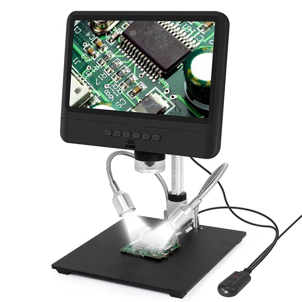 SaryEdge Microscope 8.5 Inch Microscope 1080P Adjustabisplay Microscope for Soldering Industrial Maintenance,