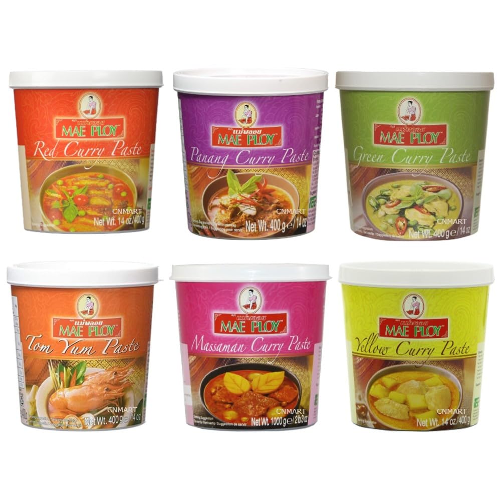 Mae Ploy Curry Paste 400g (Pack of 3) Customised Flavours