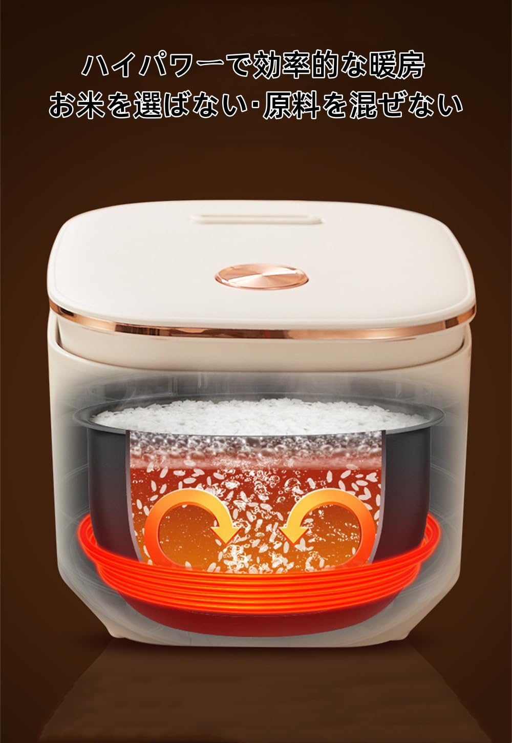 Amazon | Amecke炊飯器4合炊き 糖質カット 好みに合わせたかたさを選択