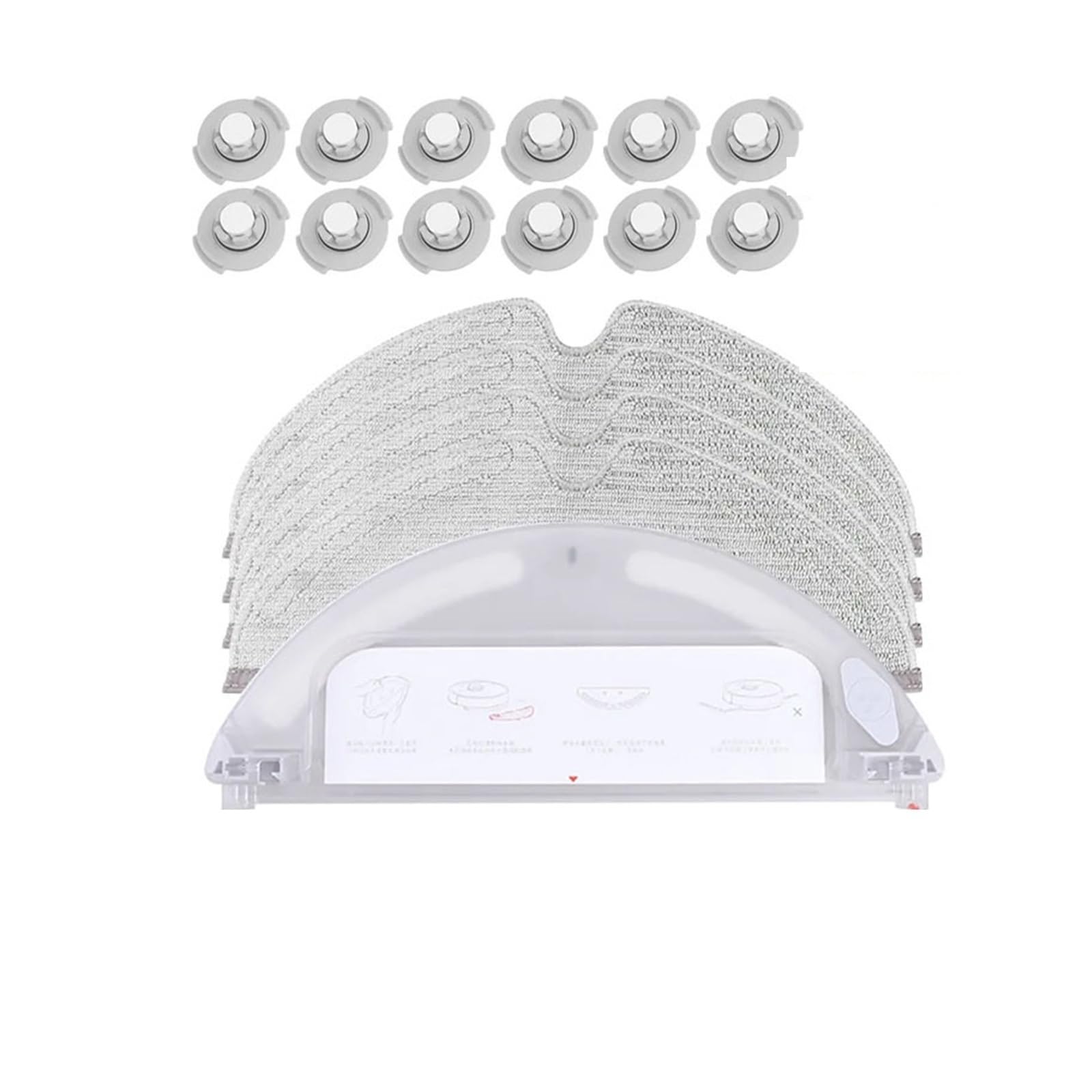 ZJMBGDSF Water Tank Box ，Compatible For Xiaomi，，Compatible For Roborock，S5S6S5S51S52S55S60S61S65E25E35E20T4T6Mi Robot Vacuum Cleaner Part Accessories(A)