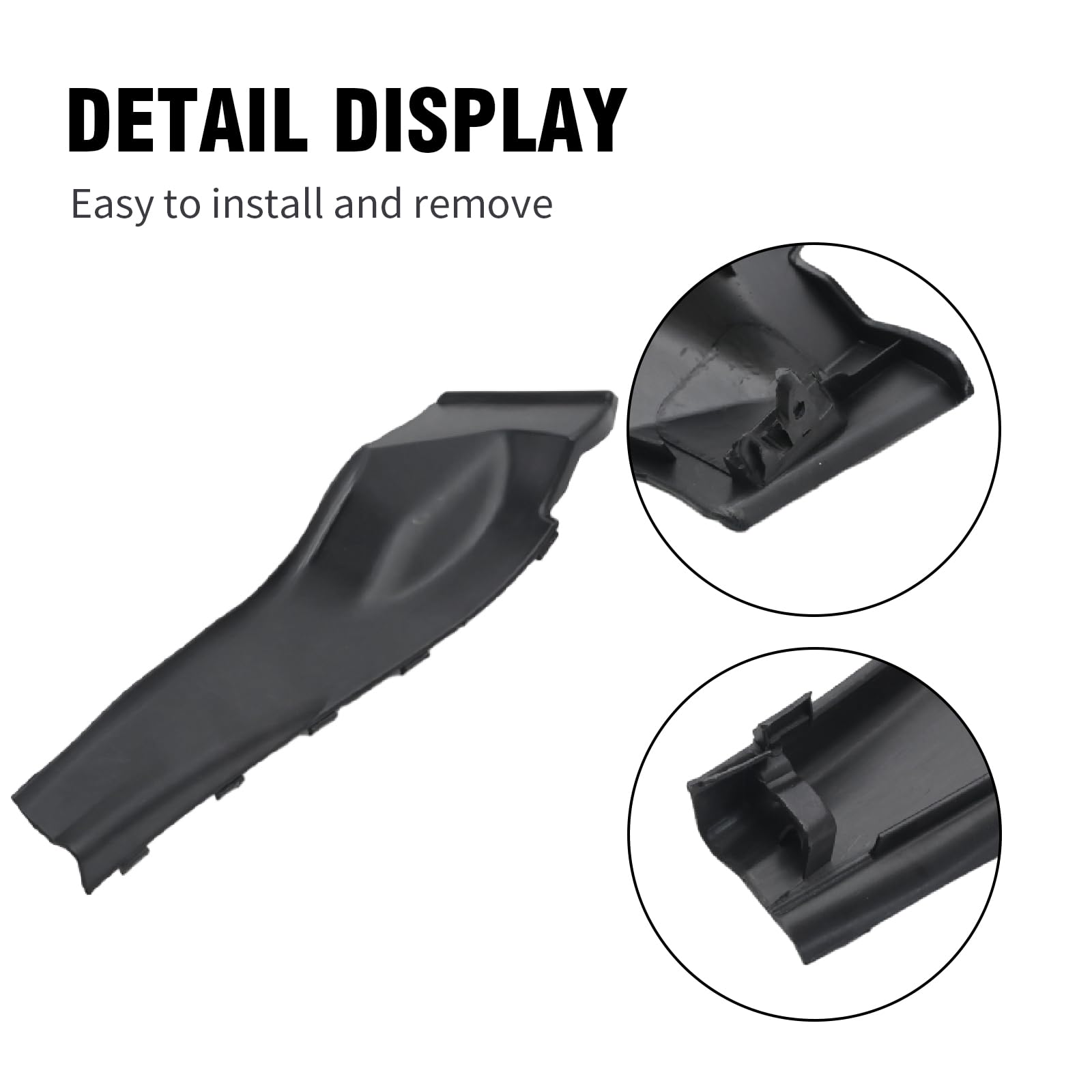 1 Pair Front Windshield Wiper Cowl Cover Extension Trim For Nissan Altima 19-21