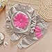 Toddler Baby Girls Sunflower Clothes Set Long Sleeve Top and Pants 2pcs Outfits Fall Clothes (Grey,Age 2T)