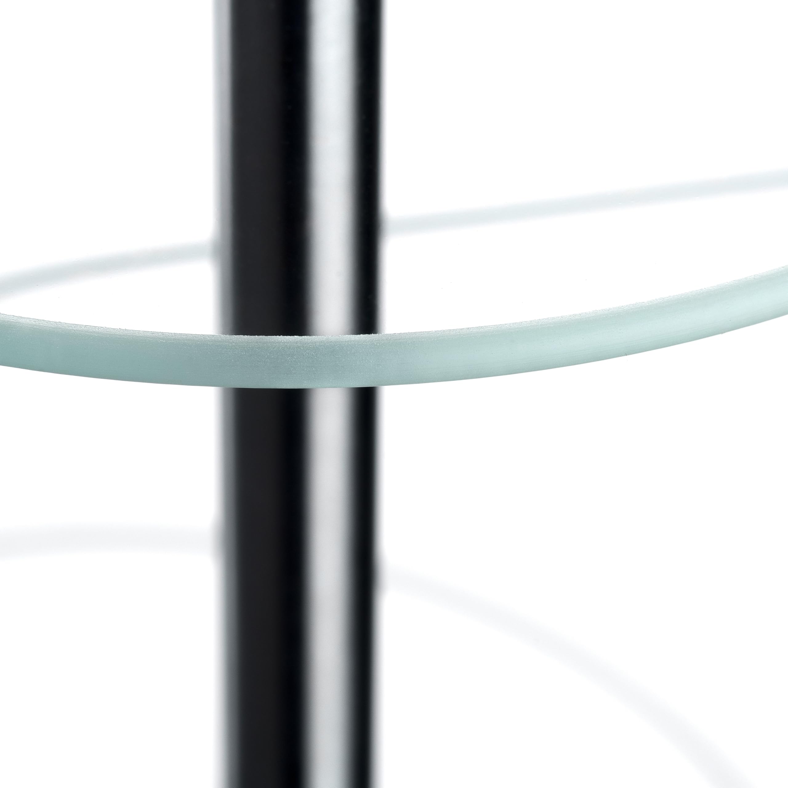 LEONARDO HOME CENA 025364 Présentoir en verre moderne pour gâteaux et amuse-gueules Élégant présentoir pour brunch et buffet Design intemporel Pour toutes les occasions Hauteur 39 cm Argenté