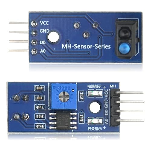 Miniatura 3 de XINGYHENG Módulo de interruptor de sensor fotoeléctrico infrarrojo reflectante infrarrojo TCRT5000 3.3-5V Barrera de evitación de obstáculos Módulo