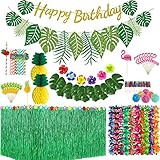 articulo por fiestas patrias Grandes decoraciones para fiestas hawaianas: perfectas para fiestas hawaianas, fiestas Luau, fiestas en la playa en el jardín, fiestas temáticas de verano, despedidas de soltera en fiestas de barbacoa en la piscina, bodas temáticas en el bosque o la jungla de Luau Hawaii, fiestas de cumpleaños, decoración de baby shower.