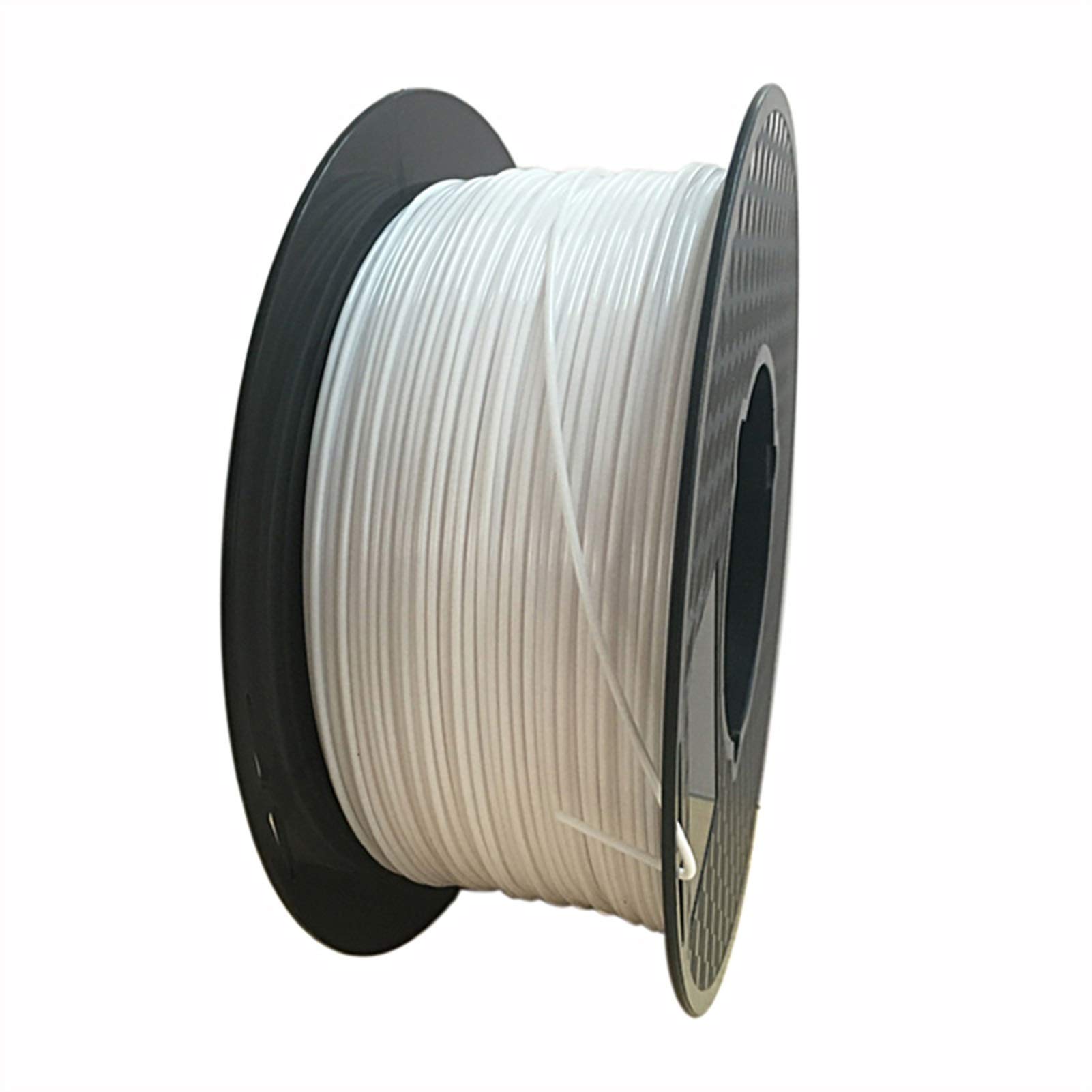 1 kg, PETG-Filament, Toleranz 1,75 mm +/-0,05 mm, Verbrauchsmaterialien für 3D-Drucker, Kunststoff-Filament, FDM 3D-Drucker-Druckmaterial, (Farbe: Weiß)