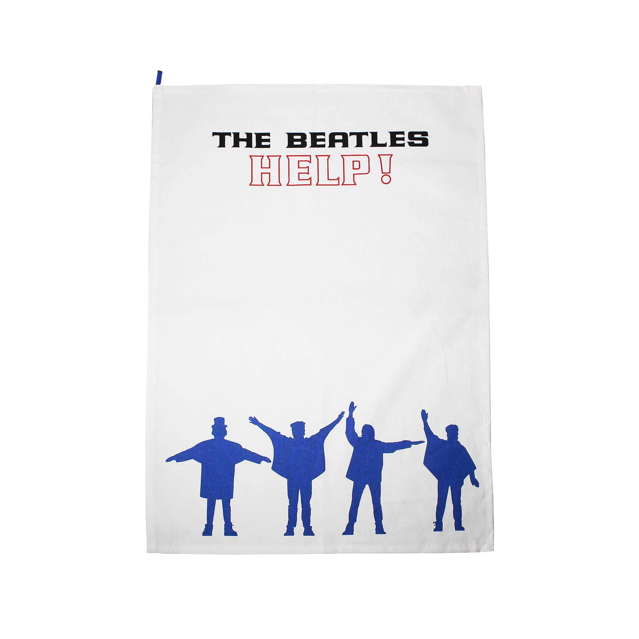 Half Moon Bay | The Beatles | Help! Iconic Silhouette | 100% Cotton Tea Towel | Official Merchandise | Man Cave & Sanctuary Accessory | Father's Day 2026 Gift
