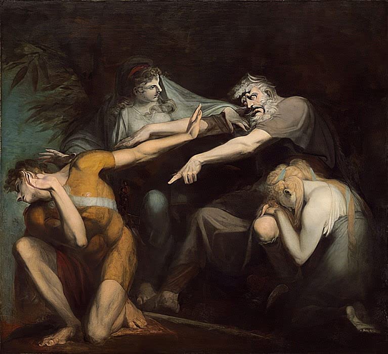 Affiche Toile Ödipus Henry Fuseli - Solution Décoration Murale pour Sublimer un Grand Mur vide