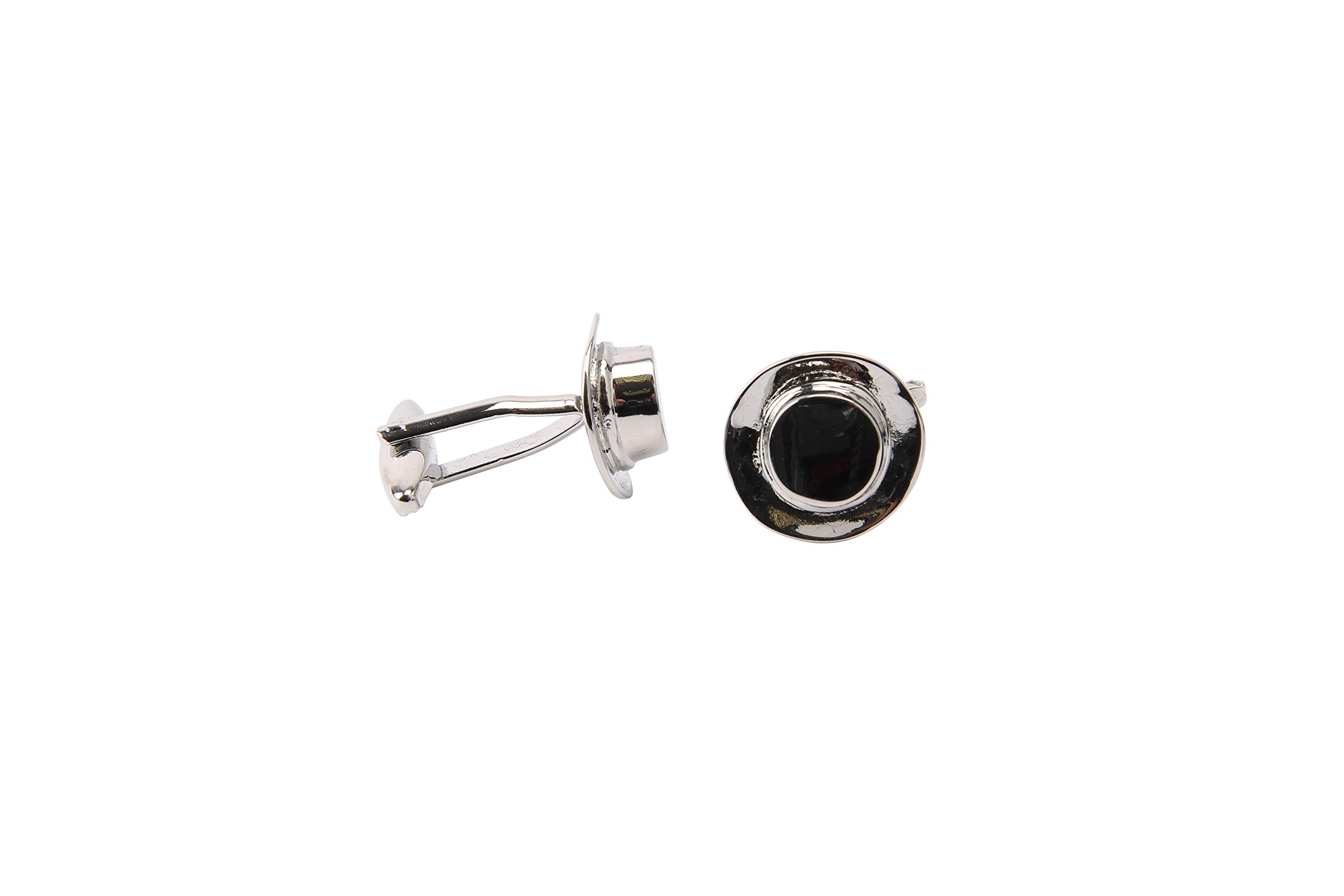 CGB Giftware Top Hat Cufflinks | from Dapper Chap Range | Gift | Giftboxed | Men | Novelty | Old Sport | GB02414