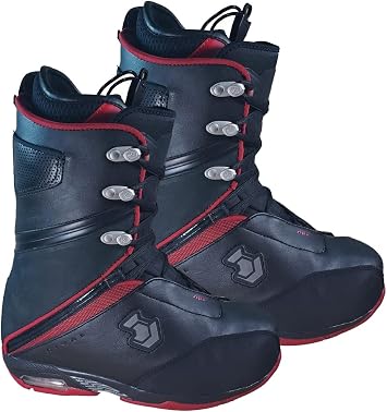 Northwave Rival APX Snowboard Boots Black Red Mens Size 8-8.5 Euro 41.5 Z66