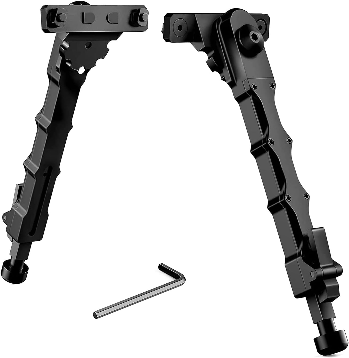 Tactical M-LOK Bipod 7.5-9 Inches Tripod Two-Piece Bipod for Outdoor, Range, Camara Airsoft Scope Hunting and Shooting
