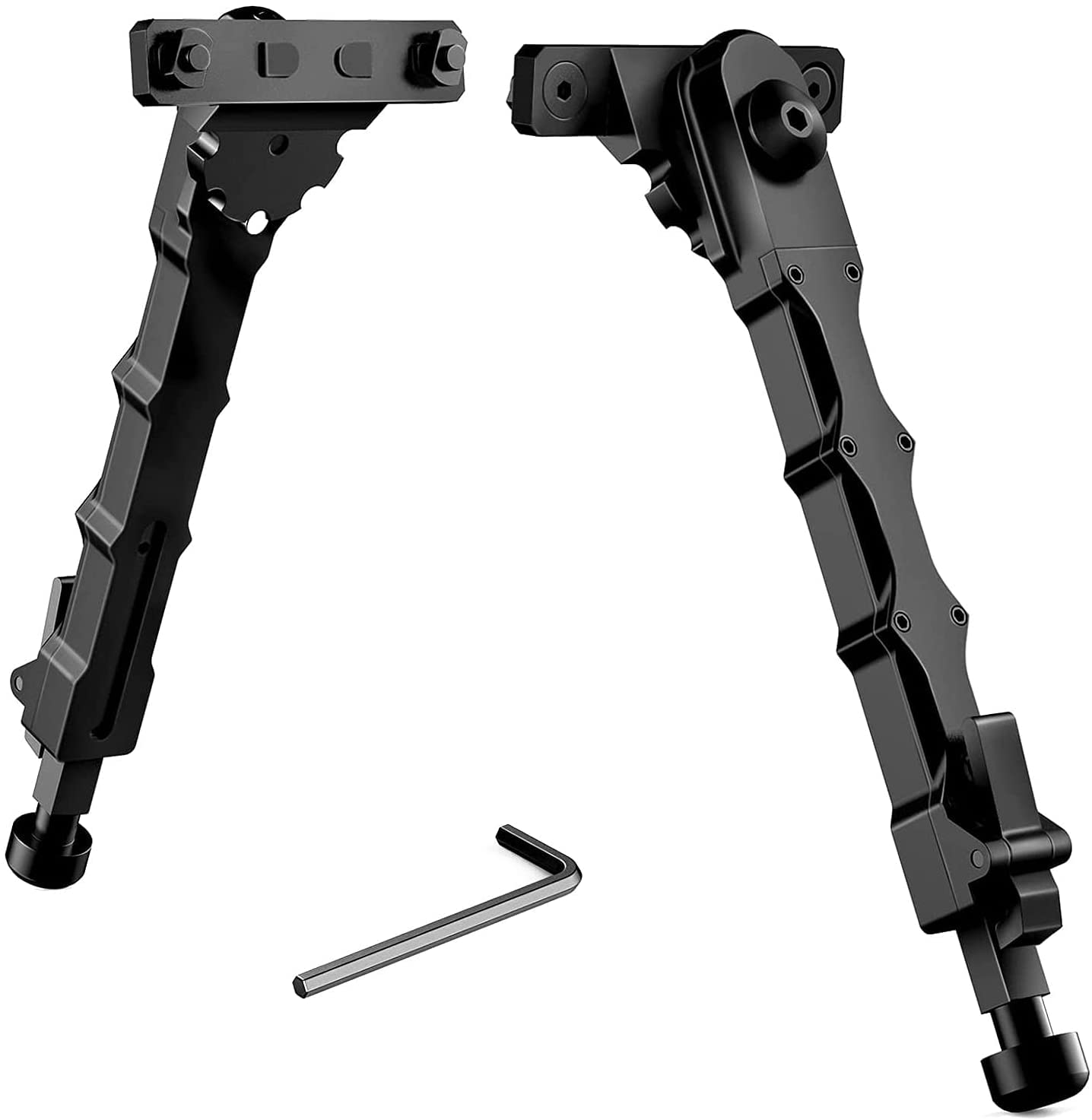 Tactical M-LOK Bipod 7.5-9 Inches Tripod Two-Piece Bipod for Outdoor, Range, Camara Airsoft Scope Hunting and Shooting