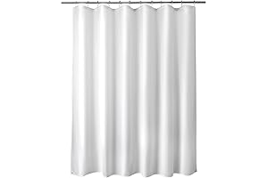 Titanker Waterproof Long Fabric Shower Curtain Liner