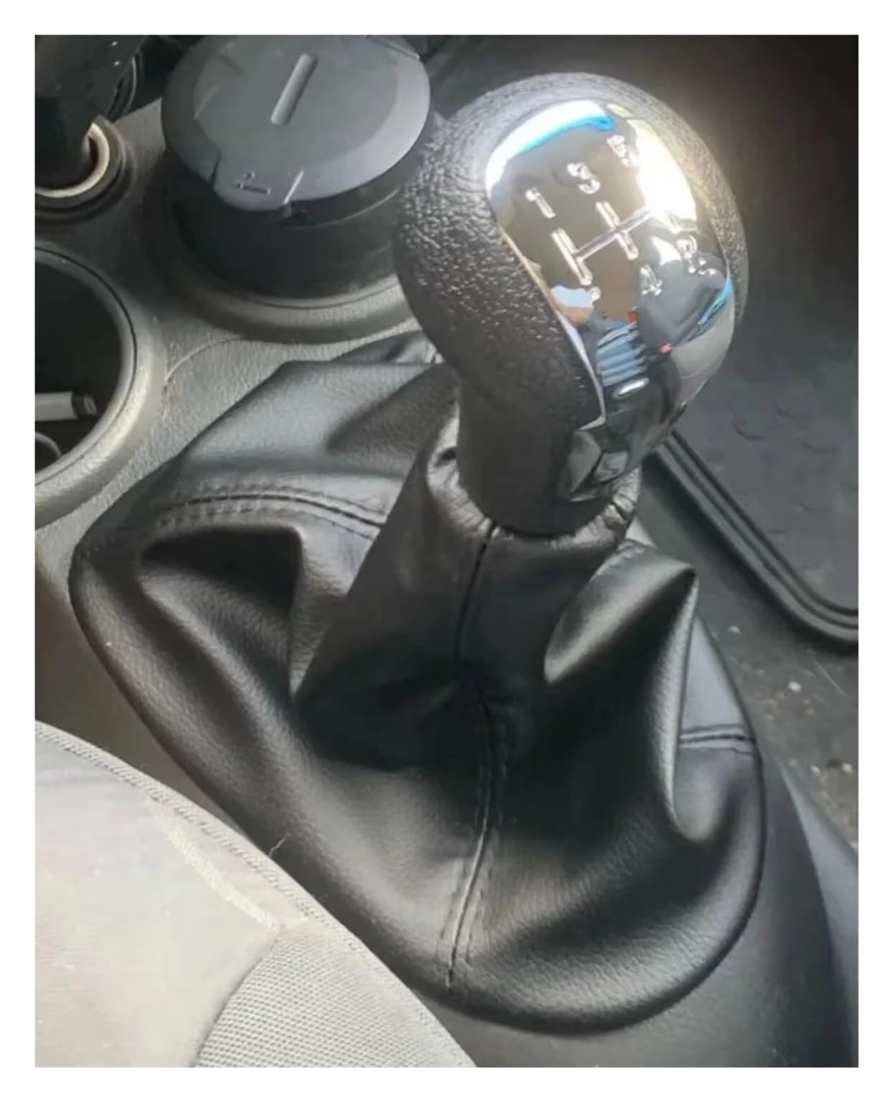 GHQFROP Transmission Gear Shift Knob for Holden for Barina for Spark M300 2011-2015 Car 5 Speed Manual Gear Shift Knob Gear Shifter Knobs Car Gear Stick Knob(Chrome Knob Suit)