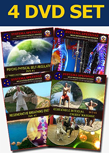 HAND-TO-HAND COMBAT DVDS - Self-Development Course By Russian Martial Art Systema Spetsnaz Training 4 DVD Set