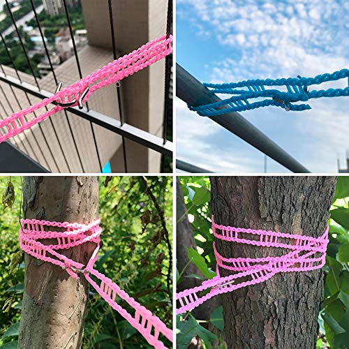 Orijoyna 3 Pack Clothesline Cloths Drying Rope Portable Travel Hanging Cloths Adjustable For Indoor Outdoor Laundry Storage, Windproof Clothes Line, Hanger For Camping Travel & Home Use,16.4 Ft #TOP5