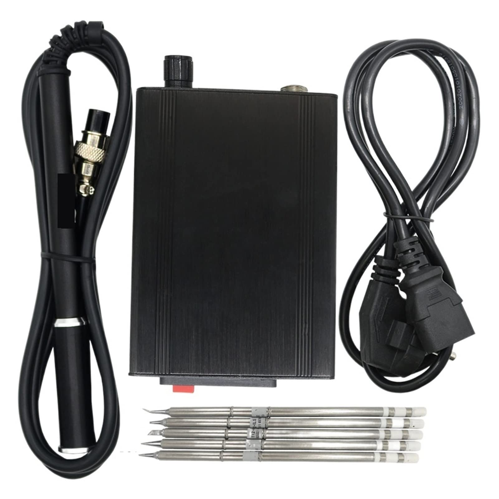 Estación de soldadura T12 digital para reparar placas de circuitos con puntas de hierro SET5