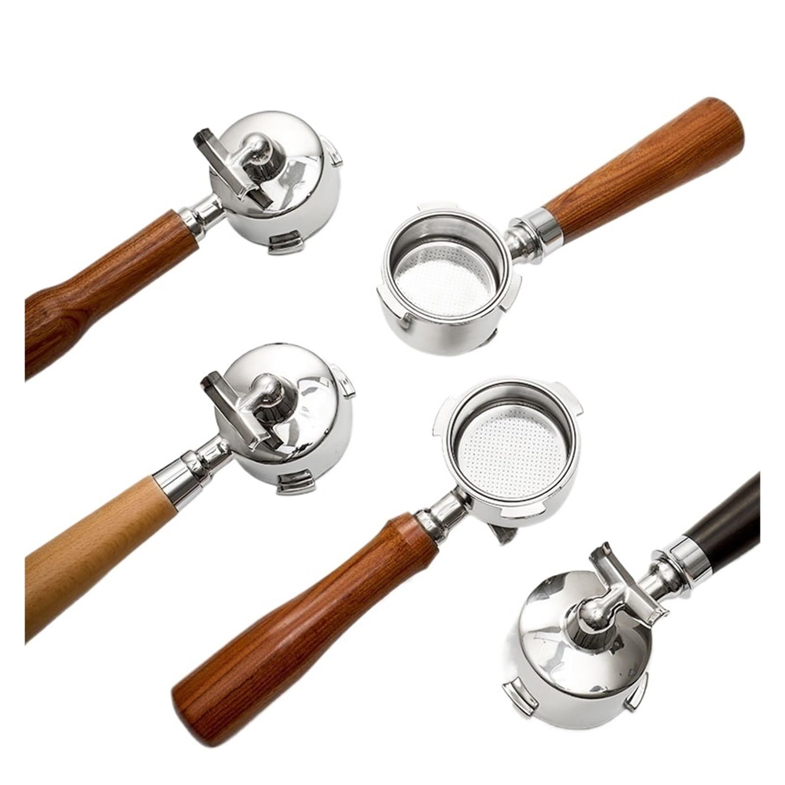 Portafiltro de acero inoxidable de 51 mm con 3 orejas para Delonghi Dedica EC680/685, mango de doble apertura, perfecto para amantes del espresso y baristas domésticos