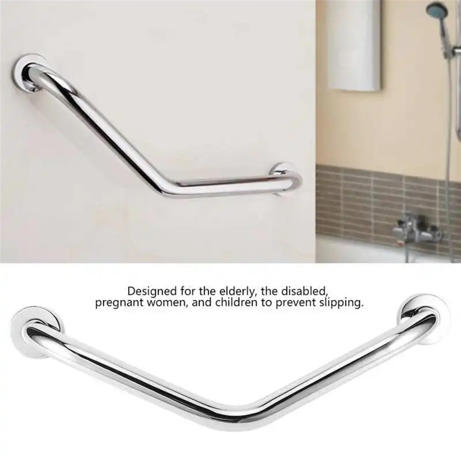 asidero baño Acero Inoxidable Grueso Antideslizante baño manija bañera Seguridad Barra de Agarre for baño Ducha baño Accesorio