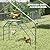 PawHut Steel Chicken Coop Perches with Adjustable Swing, 10 Roosting Bars, Activity Play Set, Chicken Coop Accessory Toys for Backyard, Farm