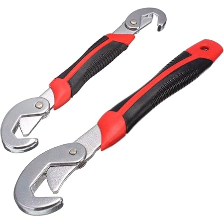 Amazon Tk Felly 万能レンチ 大小 ２本 セット 適応寸法約9 32mm モンキーレンチ 代用 工具 スパナ 配管 水道 モンキーレンチ