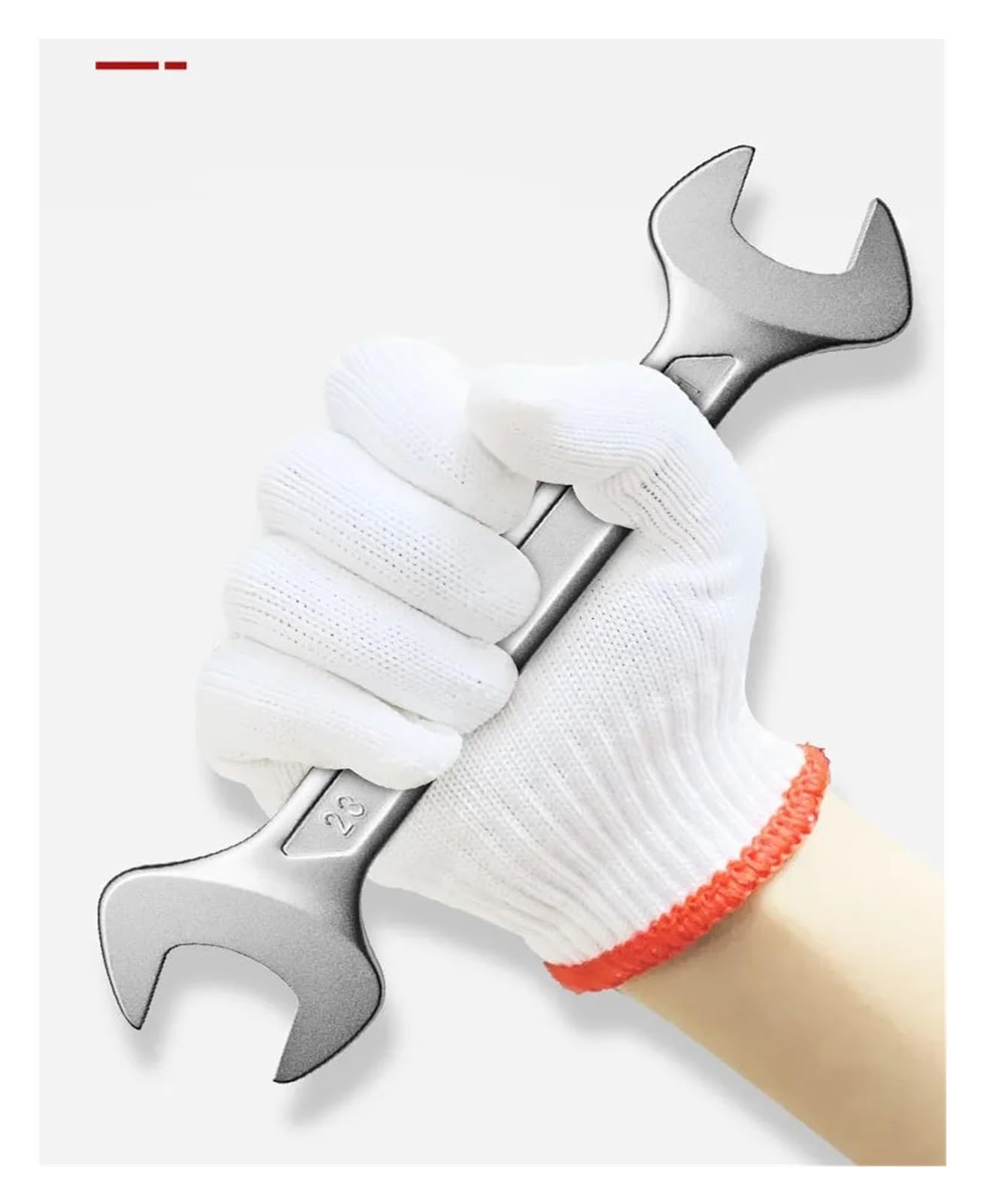 Baumwollhandschuhe Arbeitshandschuhe aus Baumwoll-Nylon-Mischgewebe | Rutschfester, verschleißfester weißer Arbeitsschutz for den Gartenbau(600G,24PCS)