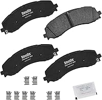 Vista 437 de Pastillas de Freno Delanteras Cerámicas Bendix Priority1 CFC430A para Modelos Selectos INFINITI G35, I30, Nissan 350Z, Altima, Juke, Maxima, Sentra