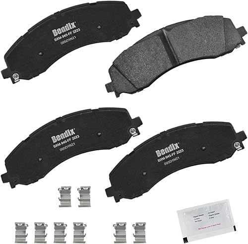 Vista 450 de Bendix Priority1 CFC1035 Pastillas de freno delanteras de cerámica para modelos seleccionados Chevrolet Aveo, Aveo5, Optra, Spark, Spark EV, Pontiac