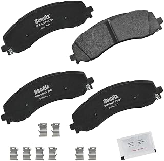 Bendix Priority1 CFM2223 Semi-Metallic Front Brake Pads for Ram 2500 2023-2019, 3500 2023-2019, 4000 2020-2019
