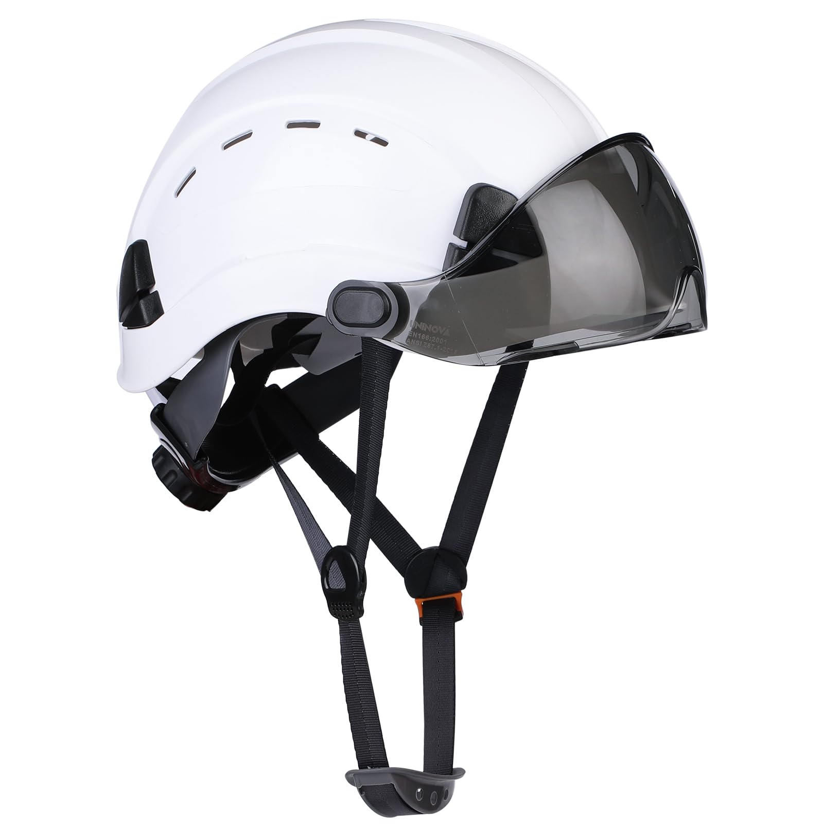 UNINOVAHard Hats Construction Worker Hardhat EN397 CE Approved For Men Women Adult Vented Safety Helmet Arborist Rescue Climbing Tree Work