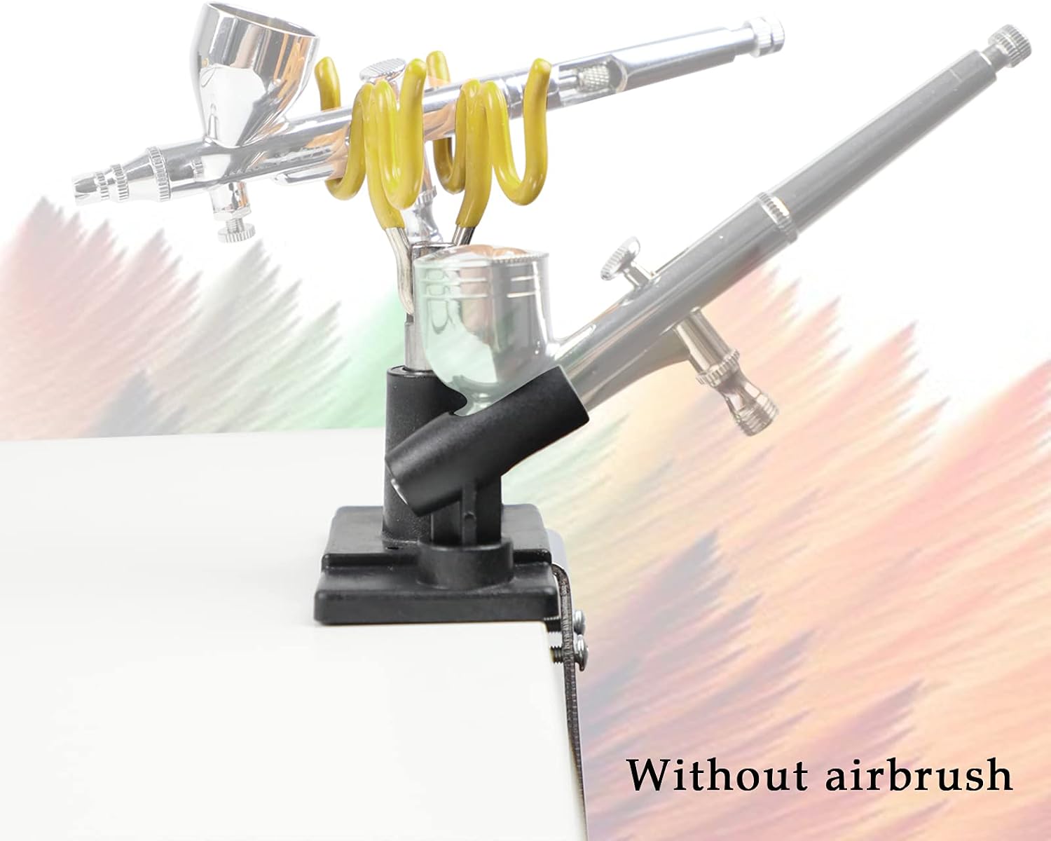 SAGUD Airbrush Holder Stand Kit, 360° Rotate, Holds Up to 4 Air Brush Spray Guns