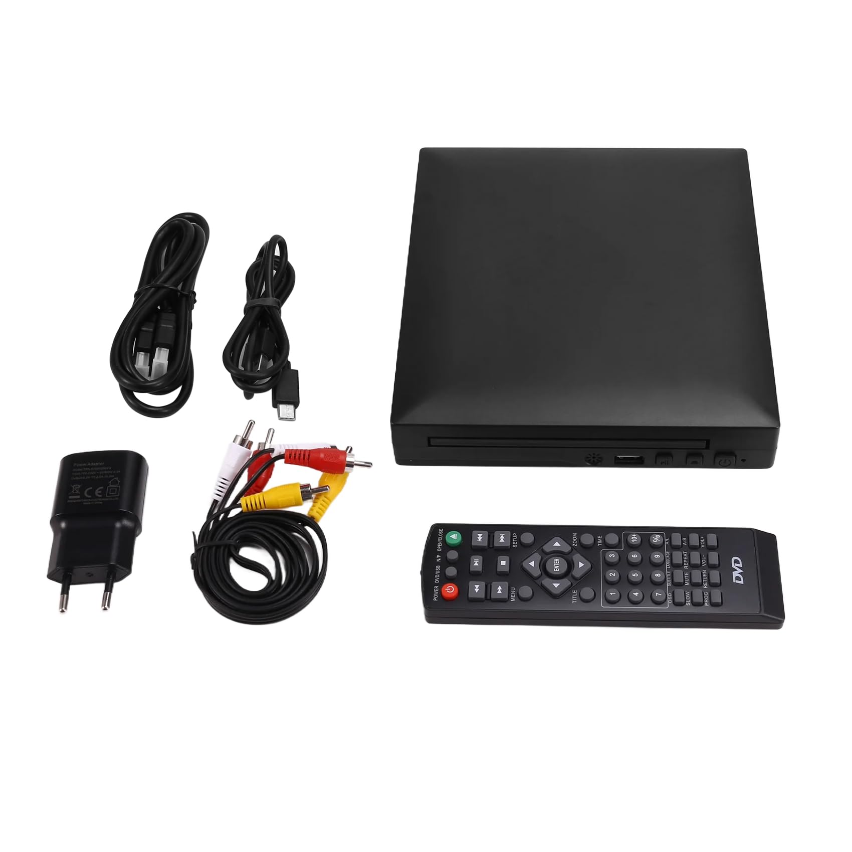 Mini Reproductor de DVD de Alta Definición Reproductor Multimedia Digital Reproductor de CD Doméstico Reproductor de DVD VCD Enchufe UE